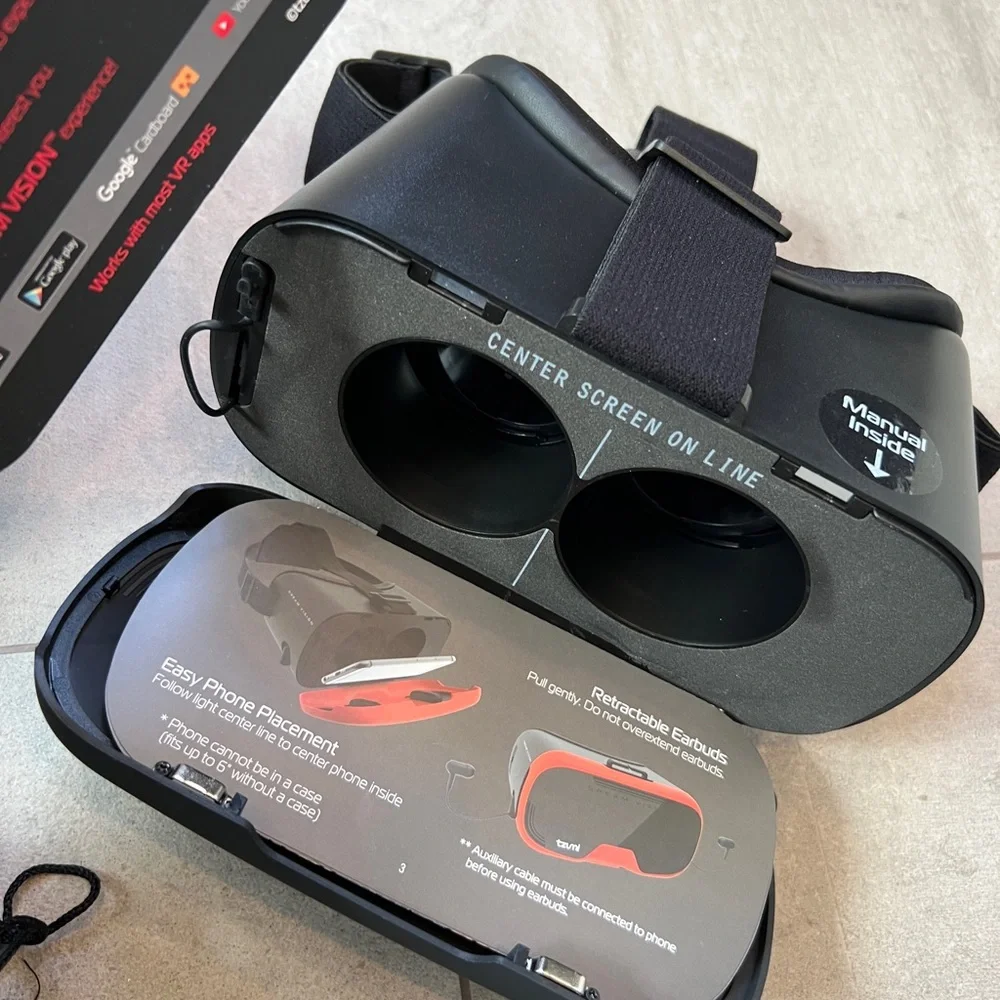 NIB Dream Vision Virtual Reality smartphone headset - works w all VR apps! Gift?
